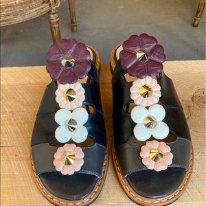 Fendi slide sandals 37.5